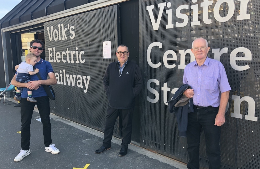 Cllr Robert Nemeth, Cllr Lee Wares and VERA Chairman Peter Williams