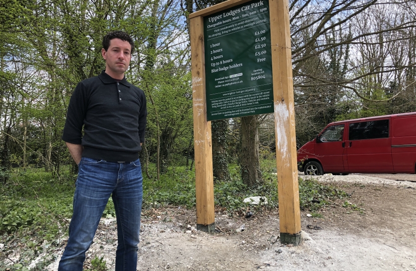 Conservative Group Deputy Leader Robert Nemeth at Stanmer Park