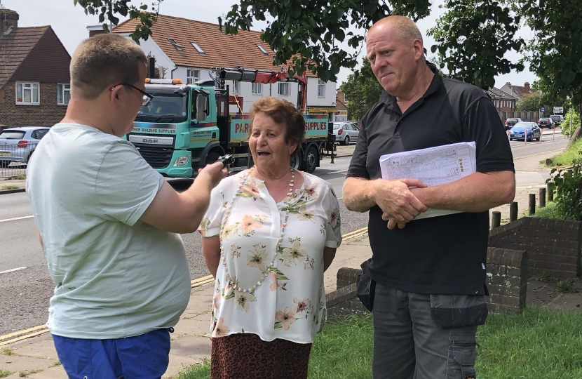 Cllr Dawn Barnett and Cllr Nick Lewry