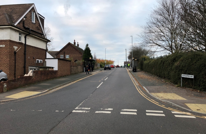 Inadequate signage in the Hangleton Way Schools Zone