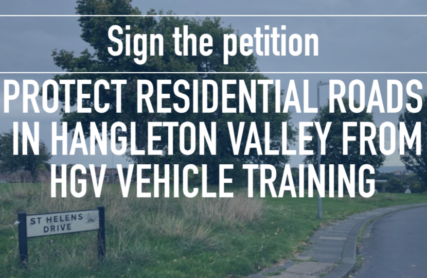 Hangleton Valley petition