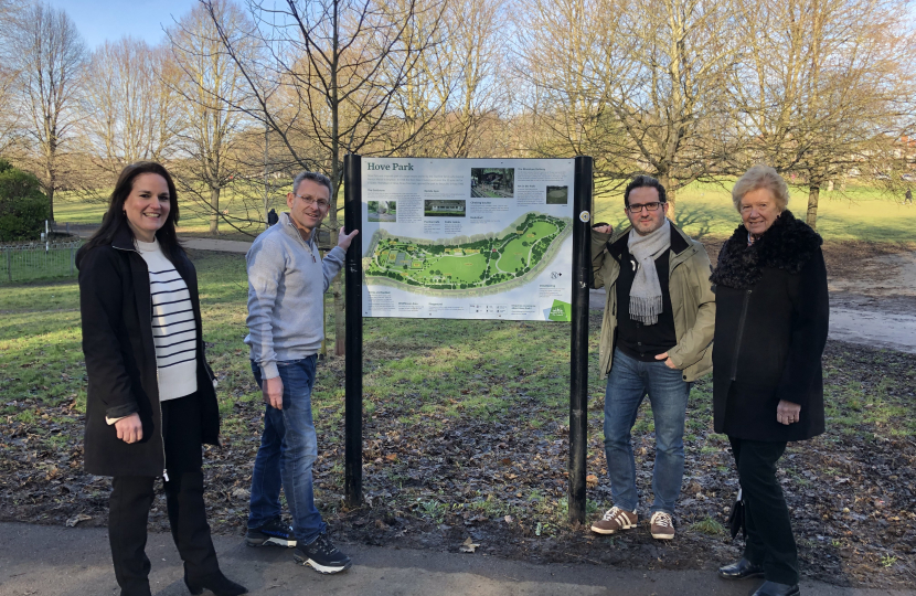 Westdene & Hove Park team, Emma Hogan, Ivan Lyons, Samer Bagaeen and Vanessa Brown