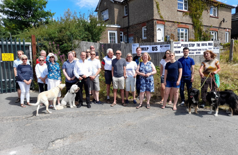 Protest against the Patcham Court Farm development