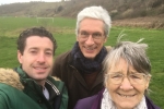 Cllr Robert Nemeth with Friends of Whitehawk Hill coordinators