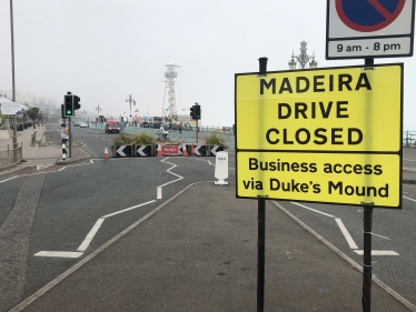 Madeira Drive Closure