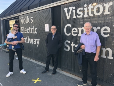 Cllr Robert Nemeth, Cllr Lee Wares and VERA Chairman Peter Williams