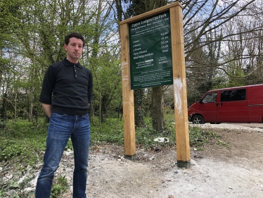 Conservative Group Deputy Leader Robert Nemeth at Stanmer Park