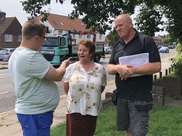 Cllr Dawn Barnett and Cllr Nick Lewry