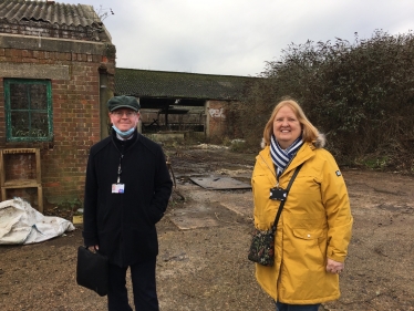 Cllr Alistair McNair and Cllr Anne Meadows