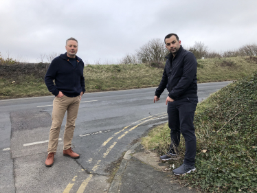 Robb Young and Paul Wood at Roedean Road, Roedean