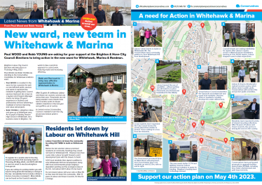 April newsletter in Whitehawk & Marina