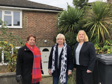 Conservative Housing Team Cllr Dawn Barnett, Cllr Anne Meadows and Cllr Mary Mears