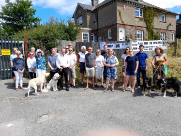 Protest against the Patcham Court Farm development