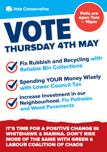 Vote Conservative in Whitehawk & Marina ward